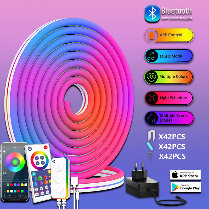 Private Graffiti WIFI Intelligent Silicone LED Neon Light Band