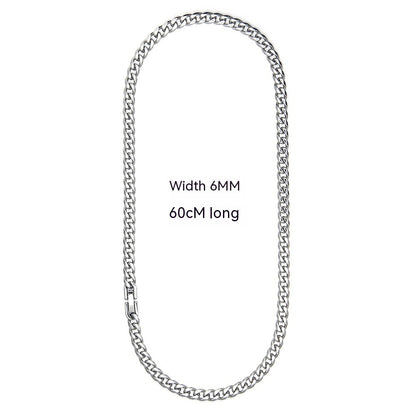 Cuban Link Chain Non-fading Titanium Steel Necklace