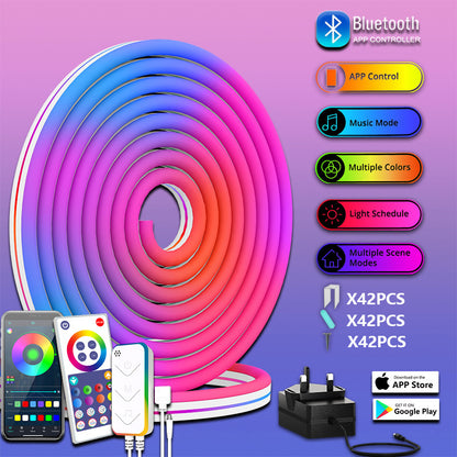 Private Graffiti WIFI Intelligent Silicone LED Neon Light Band