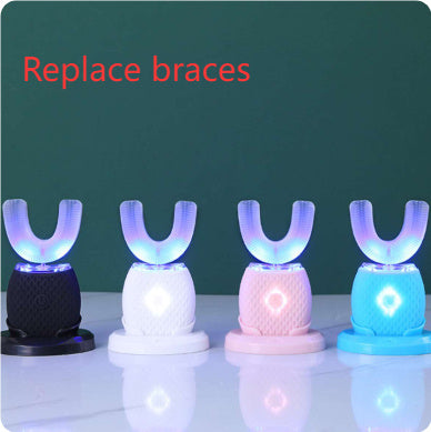 Electric Vibration Blue Light Whitening Lazy Electric Toothbrush