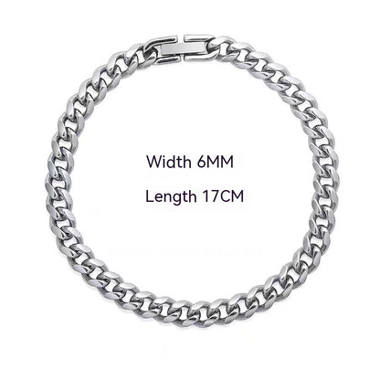 Cuban Link Chain Non-fading Titanium Steel Necklace