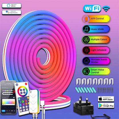 Private Graffiti WIFI Intelligent Silicone LED Neon Light Band
