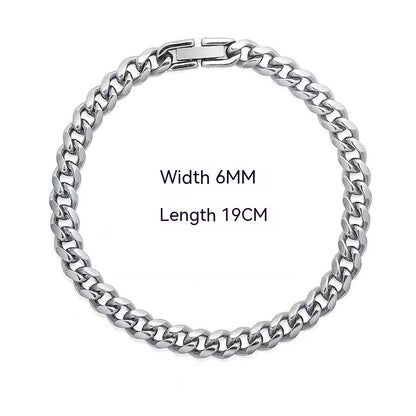 Cuban Link Chain Non-fading Titanium Steel Necklace