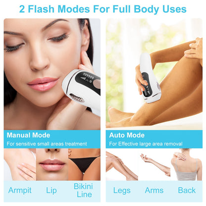 1Pc Laser Hair Removal For Woman Man Ice Cooling Permanent IPL Hair Remover With Painless 999999 Flashes Home Use Lasting Hair Reduction For Armpits Legs Arms Bikini Line.  
ONLY USA  LOW PRICE SELL