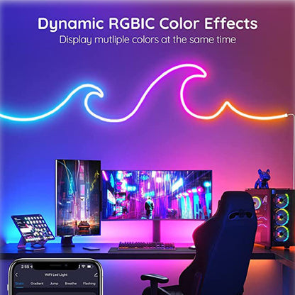 Private Graffiti WIFI Intelligent Silicone LED Neon Light Band