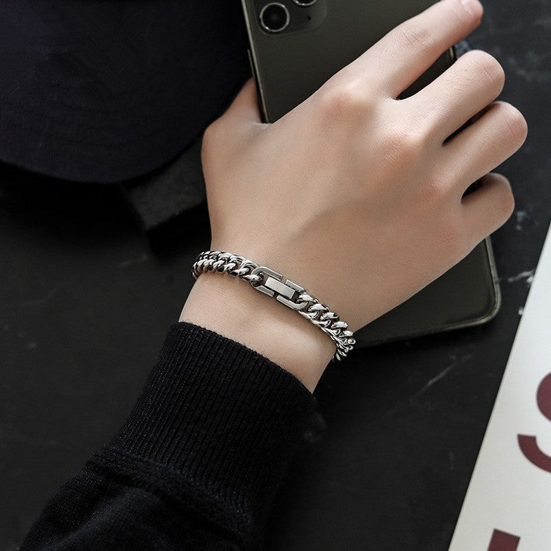 Cuban Link Chain Non-fading Titanium Steel Necklace