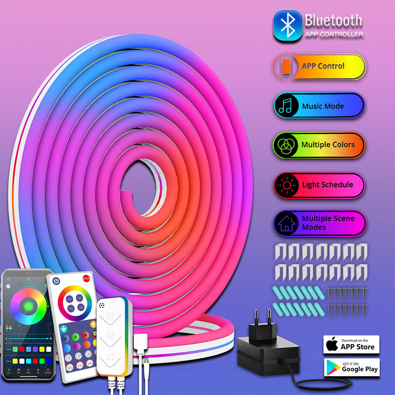 Private Graffiti WIFI Intelligent Silicone LED Neon Light Band