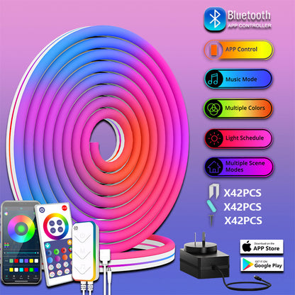 Private Graffiti WIFI Intelligent Silicone LED Neon Light Band