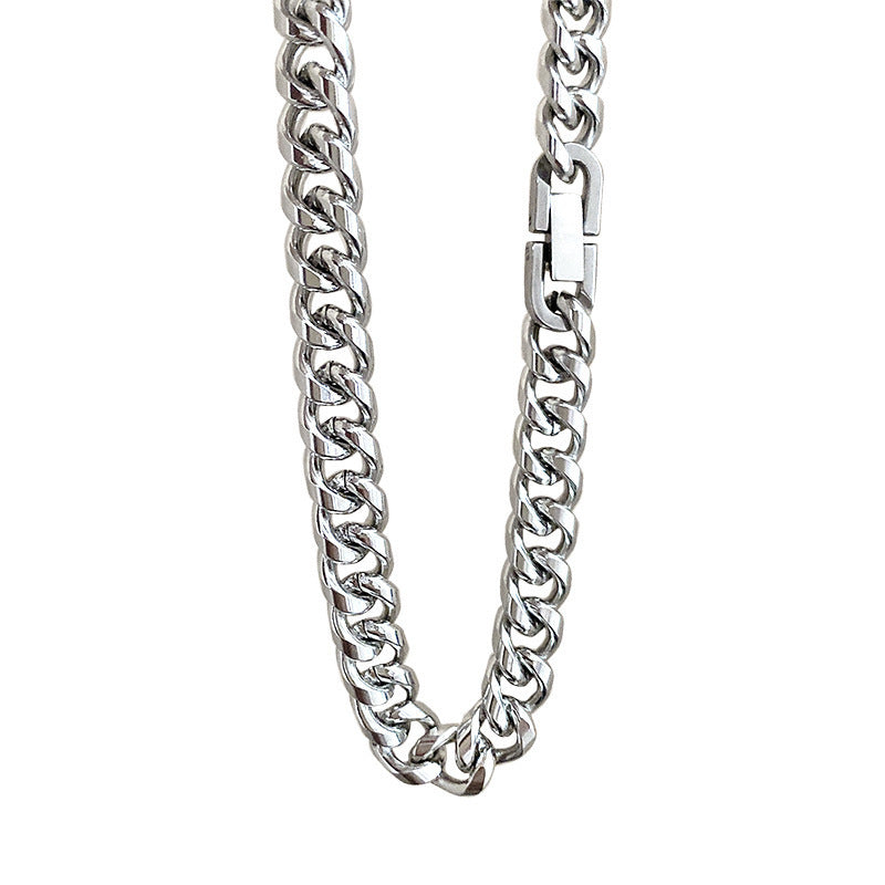 Cuban Link Chain Non-fading Titanium Steel Necklace